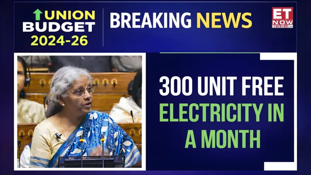 300 unit Electricity Free