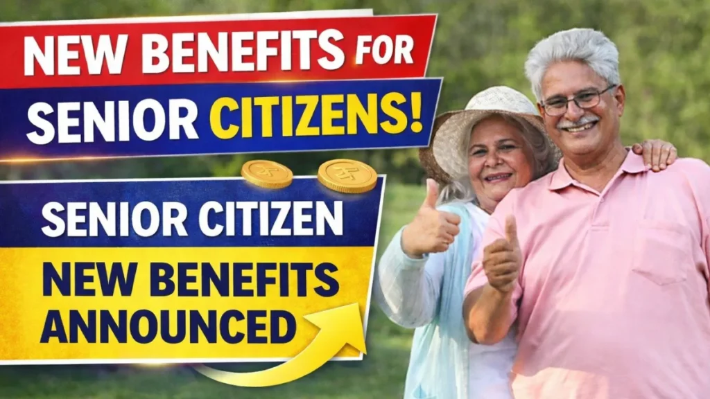 Senior Citizen New Benefits Announced